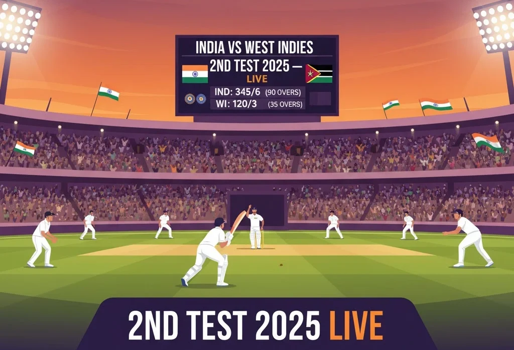 India vs West Indies 2nd Test 2025: Delhi Showdown Preview