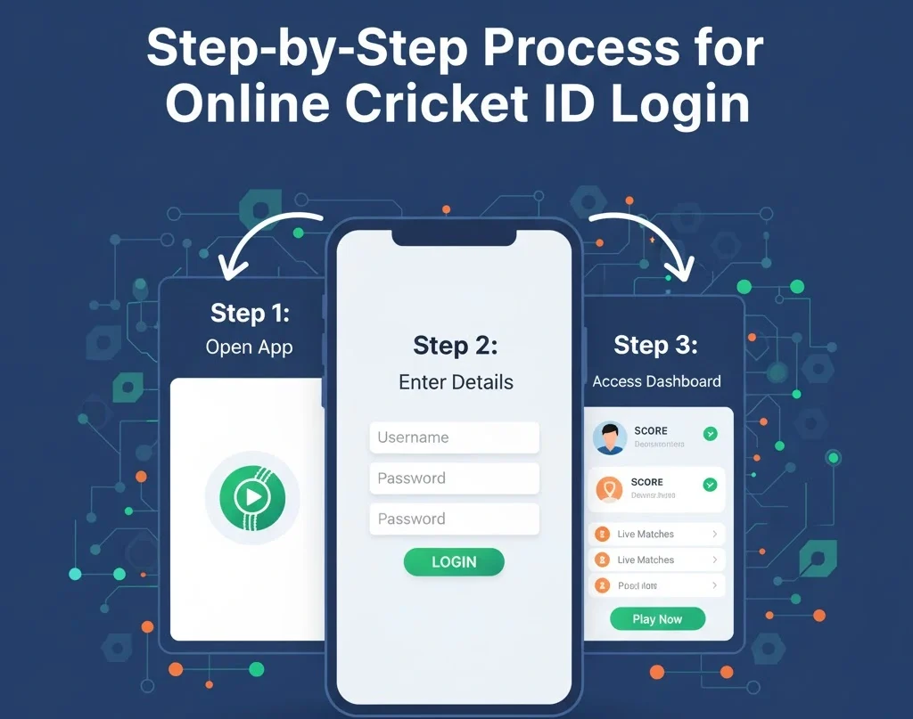 Step-by-Step Process for Online Cricket ID Login