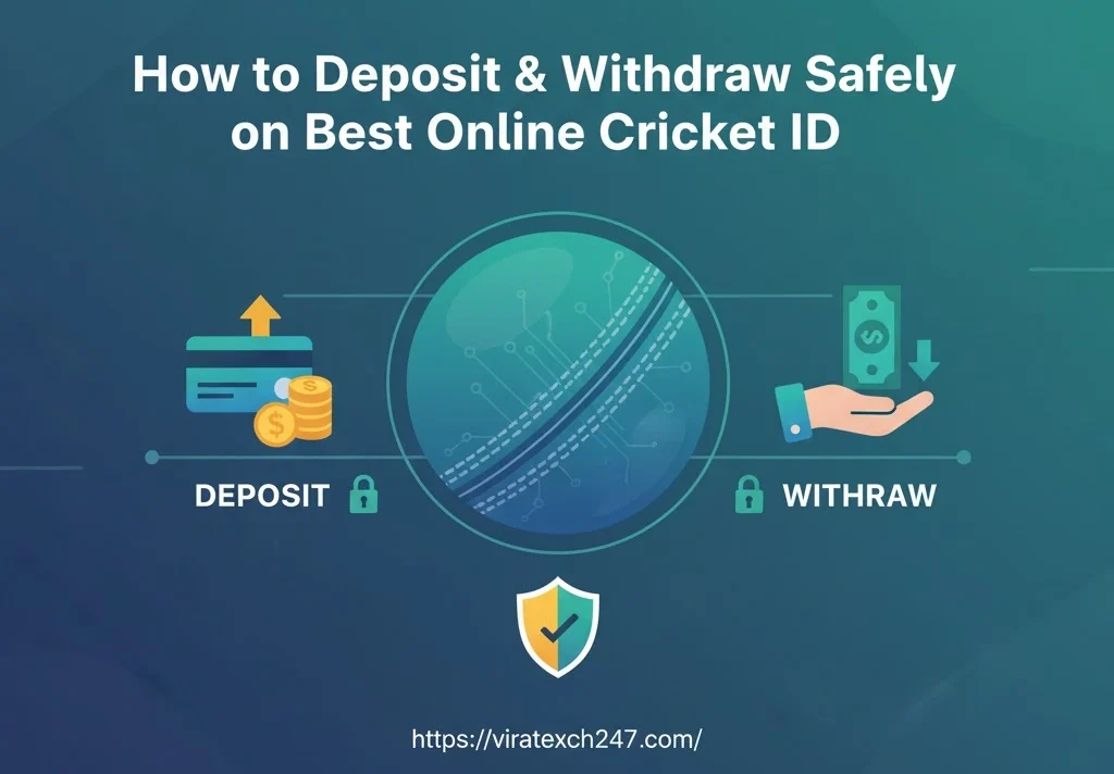 How to Deposit & Withdraw Safely on Best Online Cricket ID