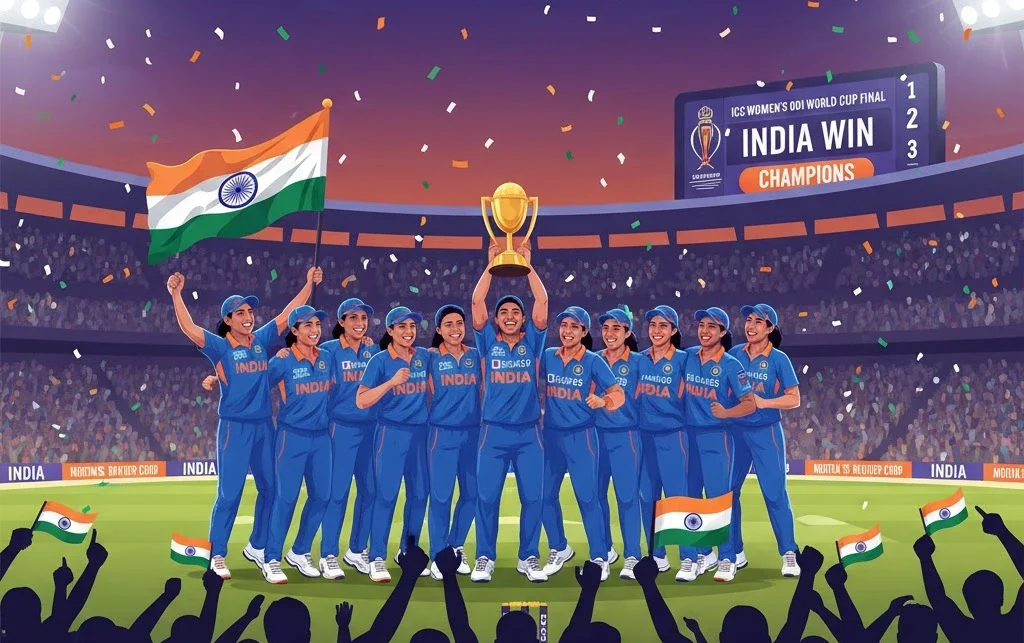 India Win First-Ever ICC Women’s World Cup