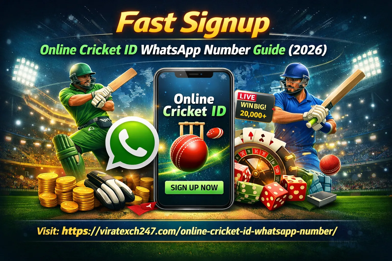 Fast Signup Online Cricket ID WhatsApp Number Guide (2026)