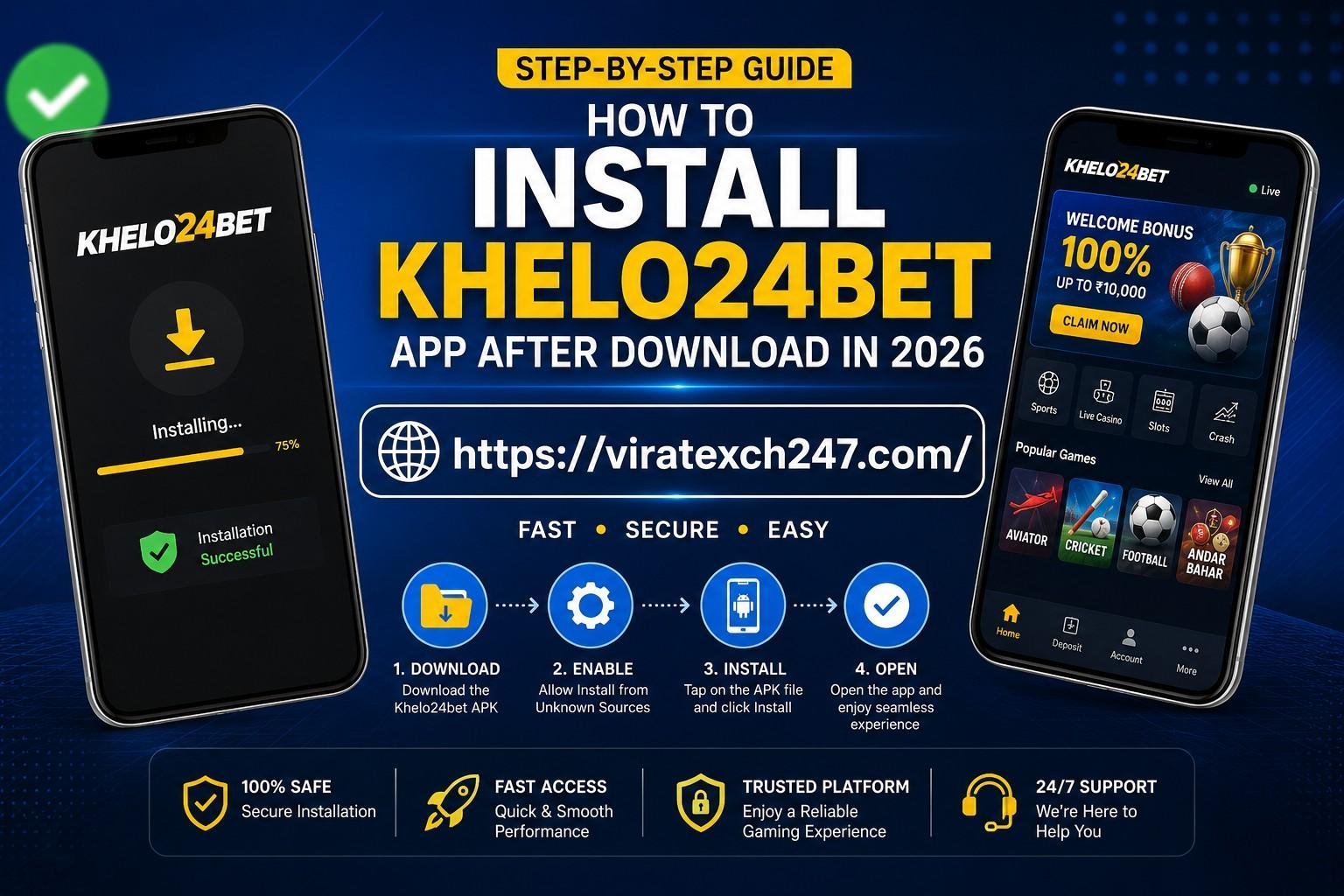 How to Install Khelo24bet App After Download in 2026 – Easy Step-by-Step Guide