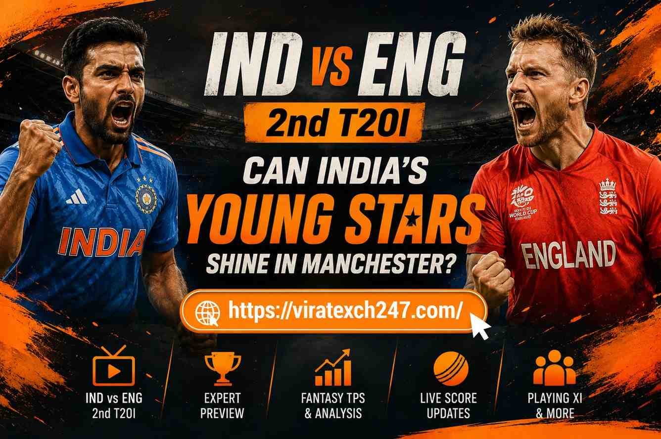IND vs ENG 2nd T20I: Can India’s Young Stars Shine in Manchester? | Live Score