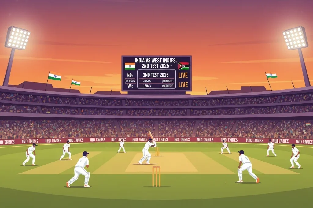 India vs West Indies, 2nd Test match 2025