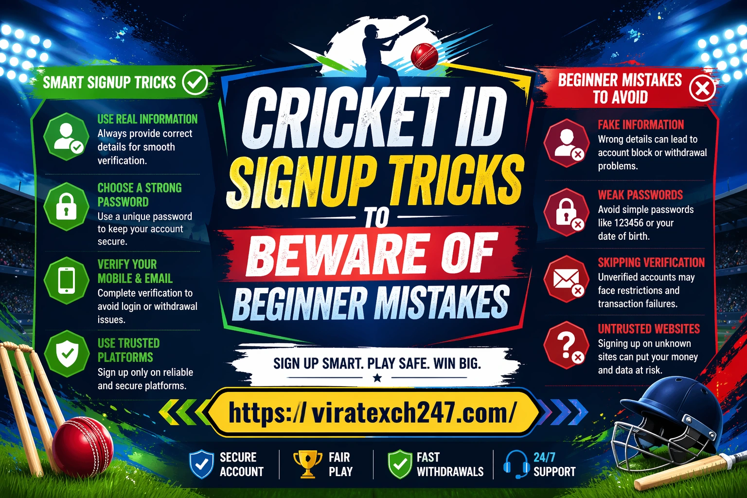 Cricket ID Signup Tips – Avoid the Mistakes That Beginners Make