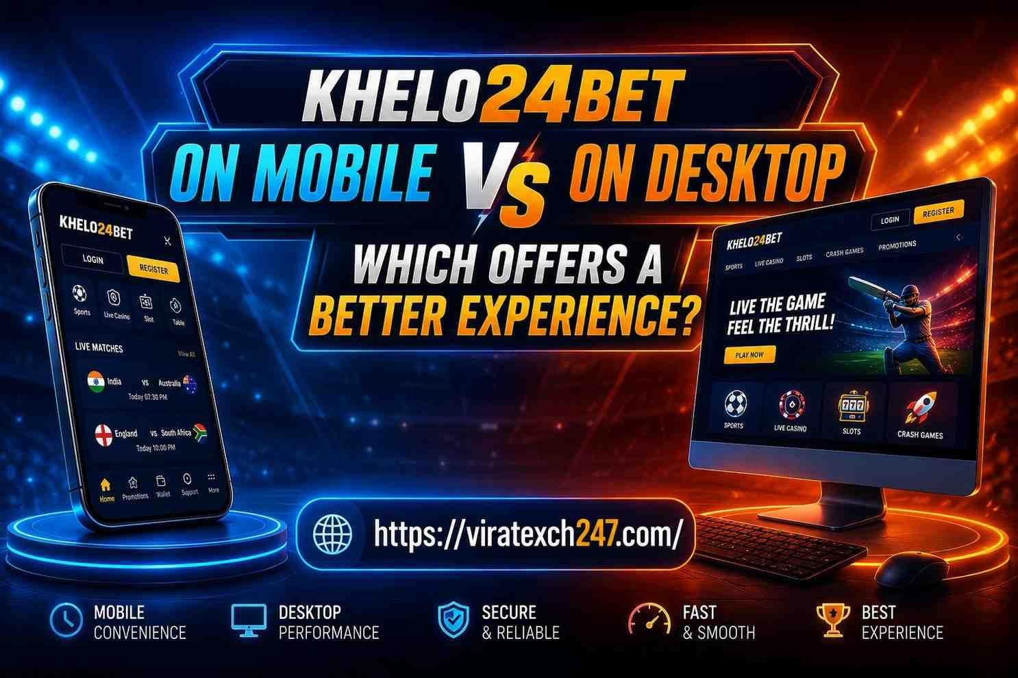 khelo24bet mobile vs desktop